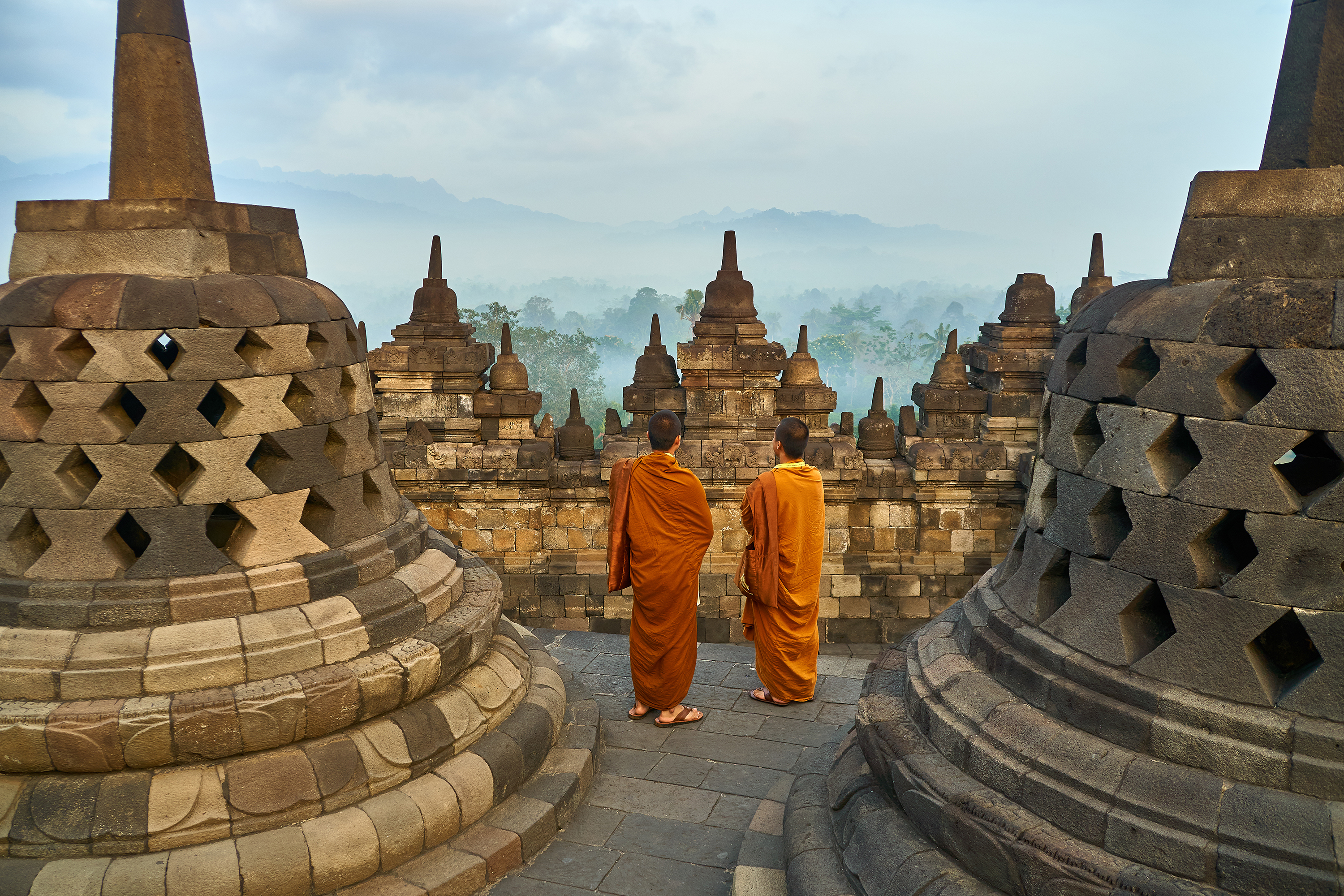 Borobudur-templet på Java