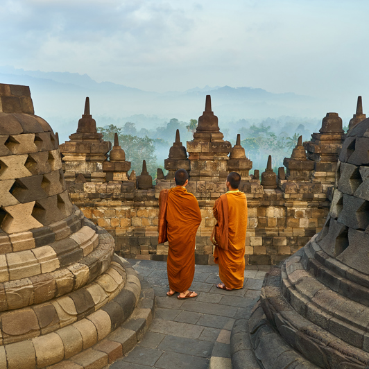 Borobudur-templet på Java