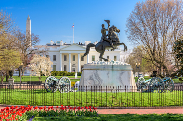 Washington Det Hvide Hus Statue 01