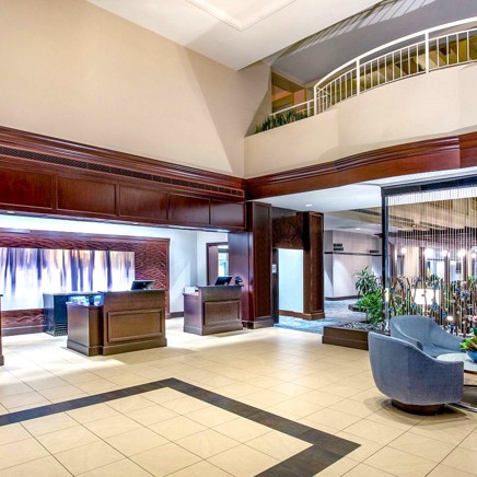 Embassy Suites Boston Waltham Lobby 01