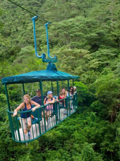 costa rica - san jose gondol gennem regnskoven