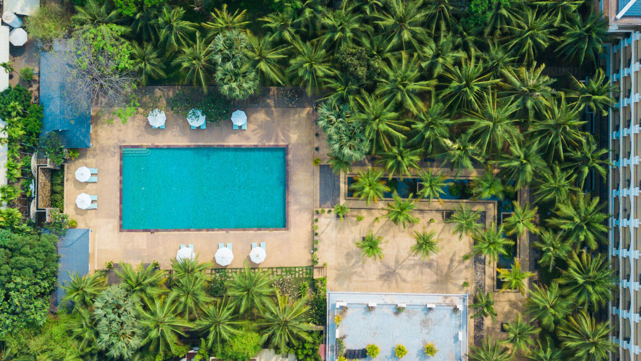 Lotus Blanc Resort Ovenfra