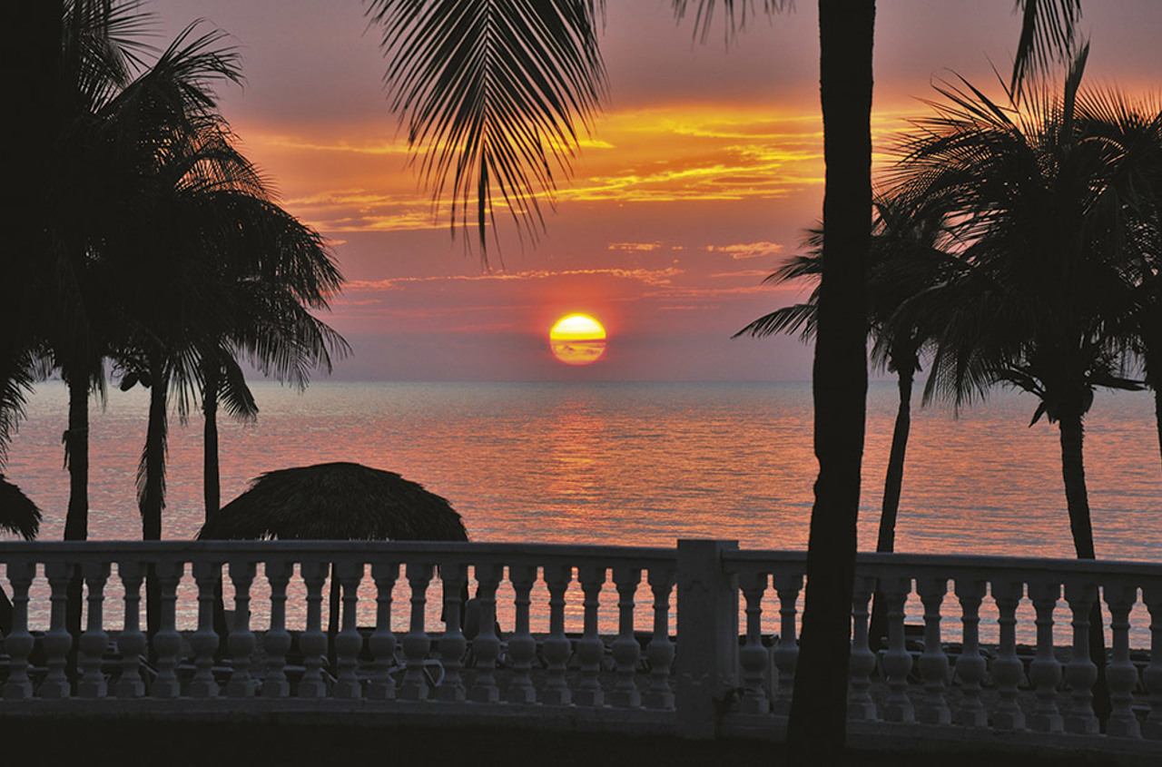 cuba - varadero - paradisus varadero resort and spa_solnedgang
