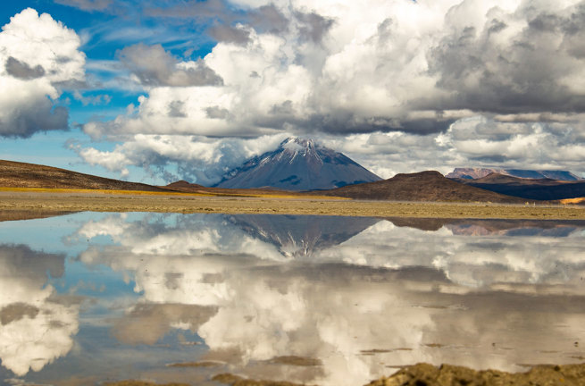 Misti Volcano Laaguna De Salinas