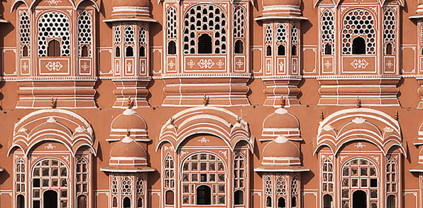 I den lyserøde by Jaipur skal vi studere paladser