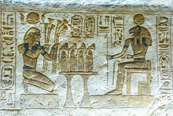 Egypt Aswan Abu Simbel Temple Hieroglyphs