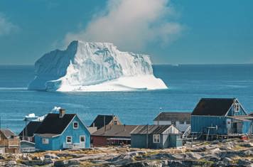 Groenland Diskobugten Qeqertarsuaq By Med Isbjerg Cc