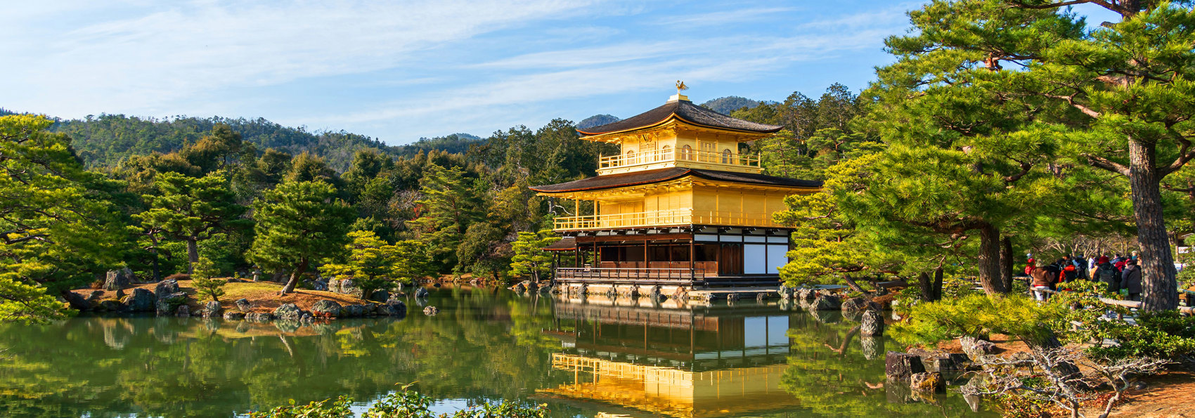 Kyoto Guldpavillonen Kinkakuji Buddhist Temple