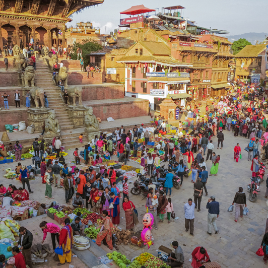 Nepal,  Bhaktapur i Kathmandu