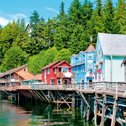 ... og i Ketchikan nyder vi idyllen