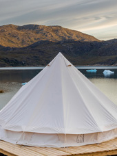 Camp Kangiusaq Telt Udsigt