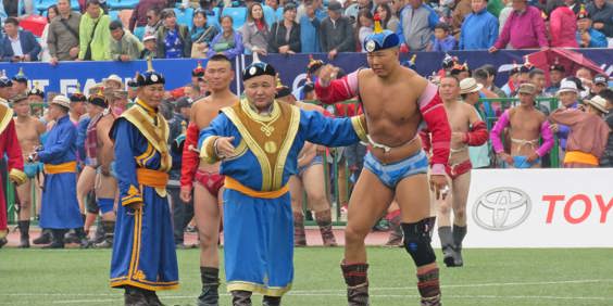 Naadam Wrestler