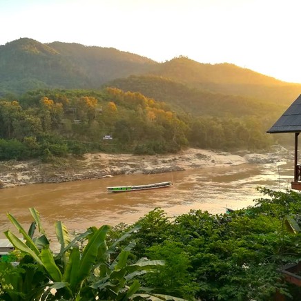 Mekong Riverside.Lodge Udsigt Til Flod