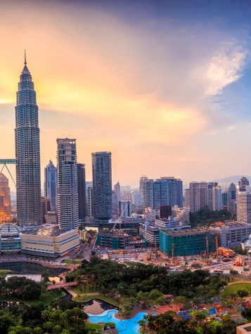 Efter et par dage i Melaka, rejser vi videre til Kuala Lumpur