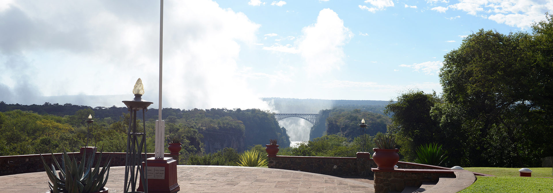 sydafrika - zimbabwe - victoria falls - victoria falls hotel_vandfald