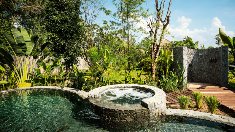 Farm House Smiling Gecko Spa Plungepool