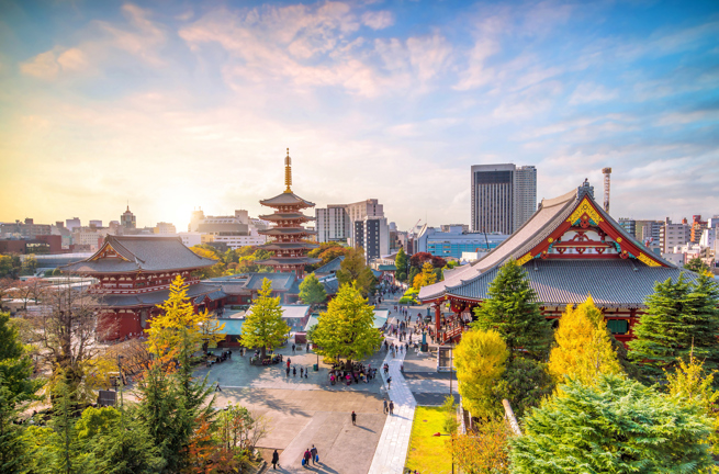 Sensoji Tempel Området
