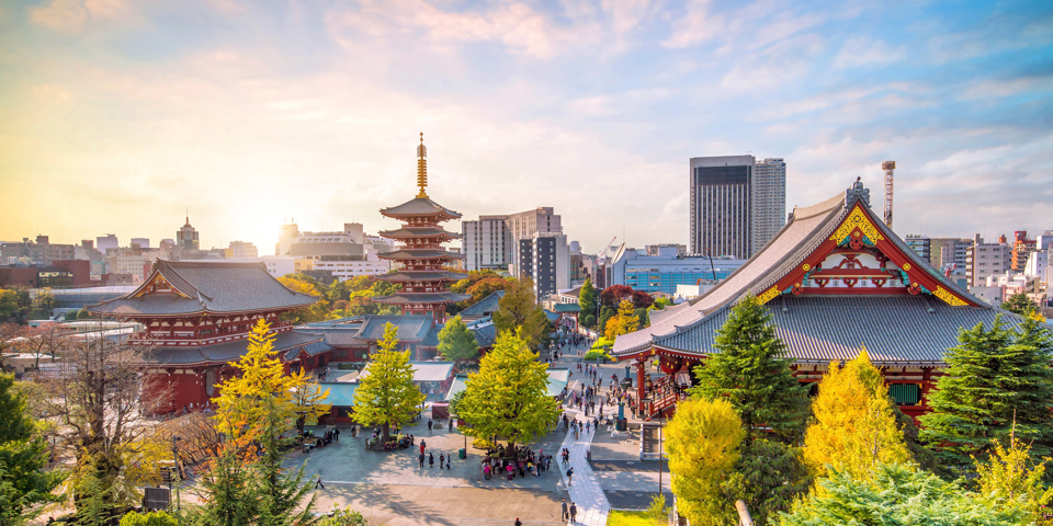 Sensoji Tempel Området