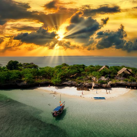 Zanzibar Solnedgang