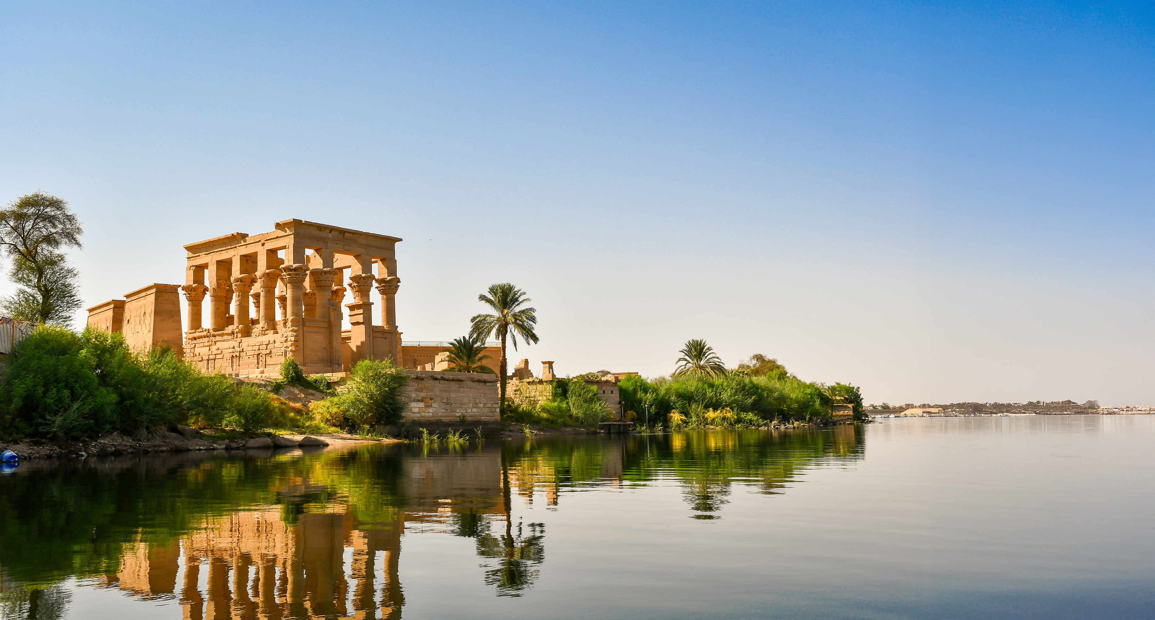 Aswan Philae Tempel Panorama As 1152186618