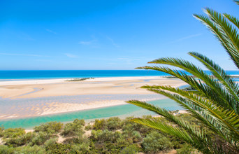 Strand på Algarvekysten