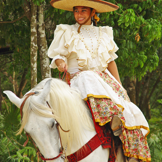mexico - mexico_befolkning_kvinde_hest_01