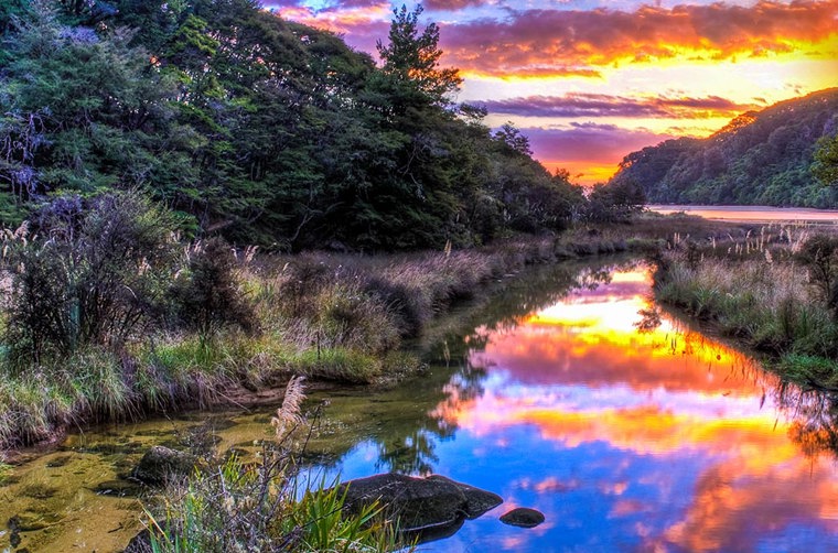 new zealand - abel_tasman national park_sunset_01_HF