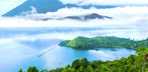 indonesien - berastagi vulkaner