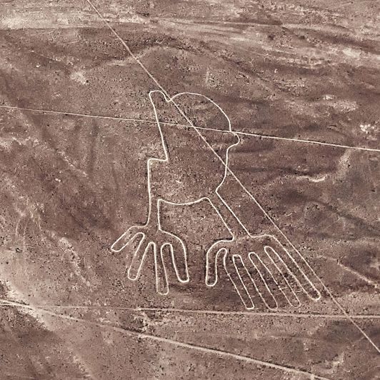 Nazca Linjerne Peru Hånden 2529048497