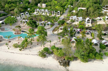 Zanziblue Waves Hotel Ovenfra (2)