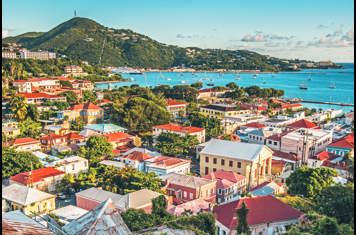 Caribien Nyt Billede Til Hjemmesiden St Thomas Charlotte Amalie Udsigt 12