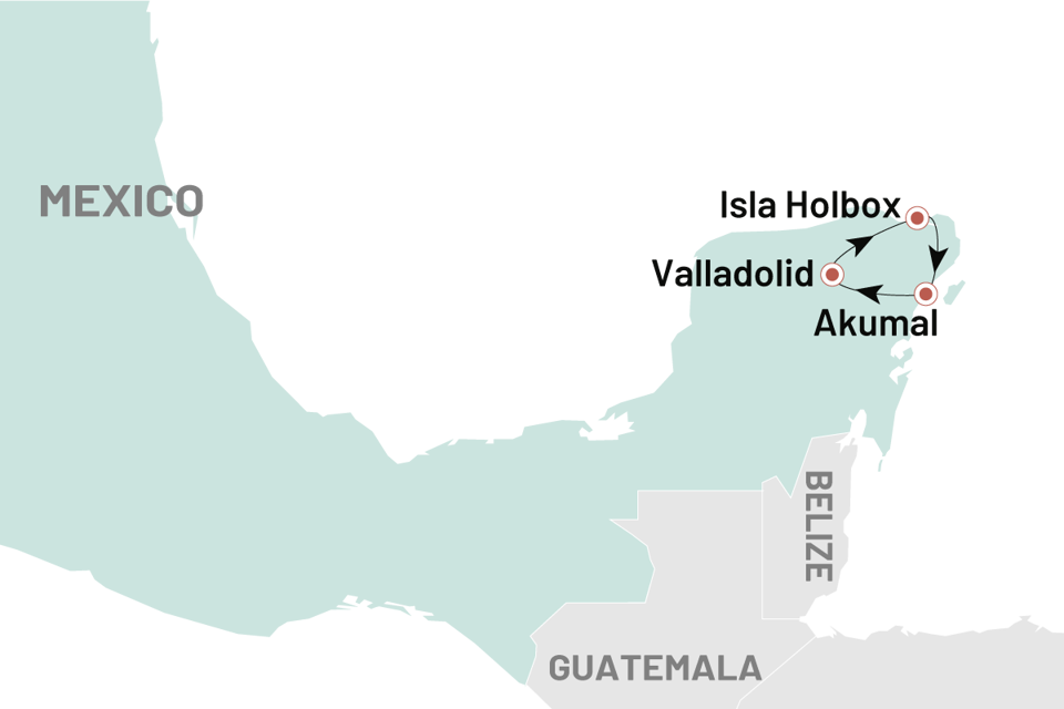 Mexico Oehop Caribiske Strande FIT