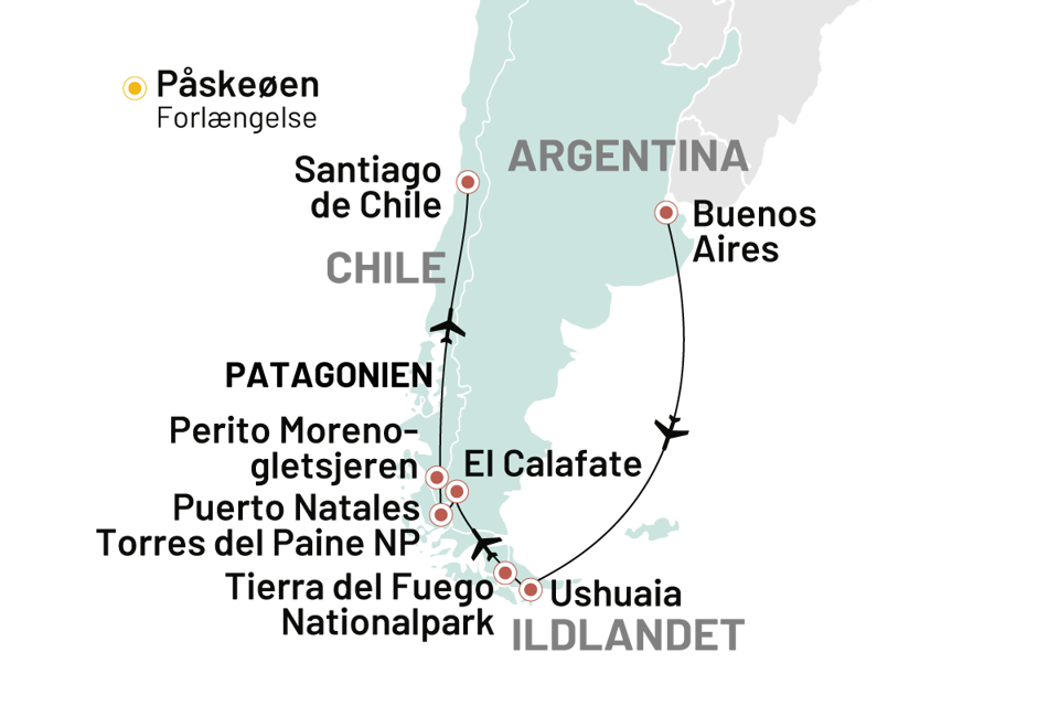 Argentina Chile Verdens Ende