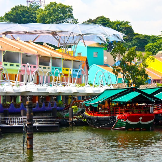 Clark Quay i Singapore