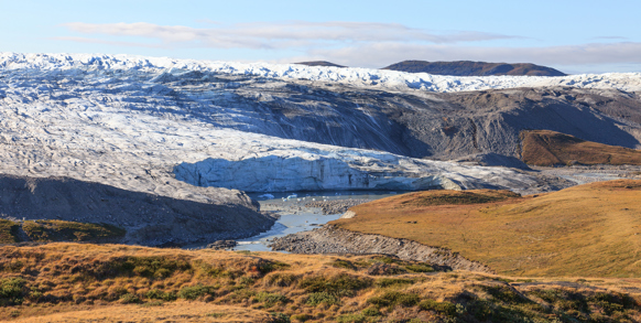 ...og på tur ud til den imponerende Russelgletsjer.