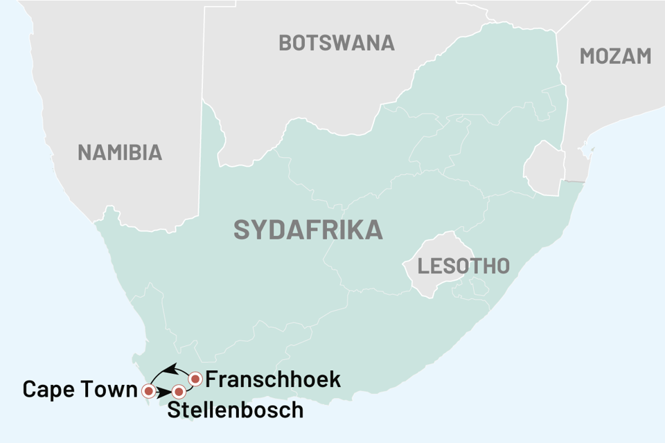 sydafrika - Sydafrika_Cape town og vinlandet_FIT