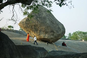 Den famøse sten i Mahabalipuram