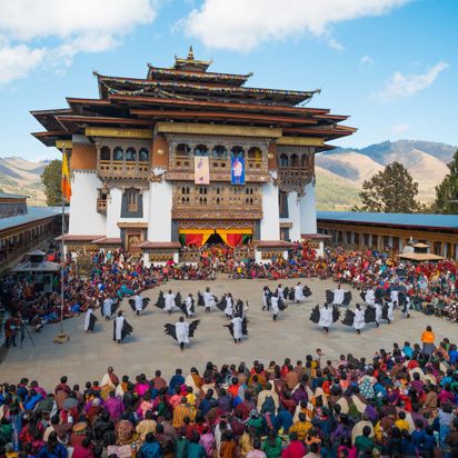 SR Bhutan Tranefestival Crane Festival