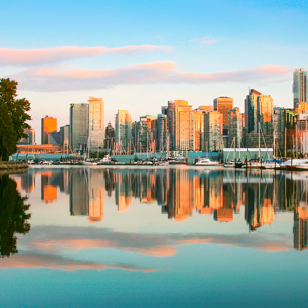 Efter et par dage på toget når vi frem til skønne Vancouver