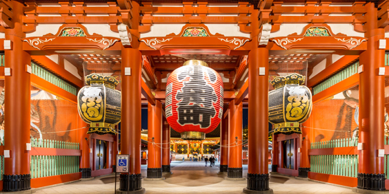 Sensoji Tempel Indvendigt