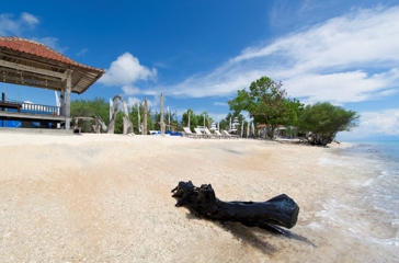 bali - gili-øerne - gilli eco villas_front beach