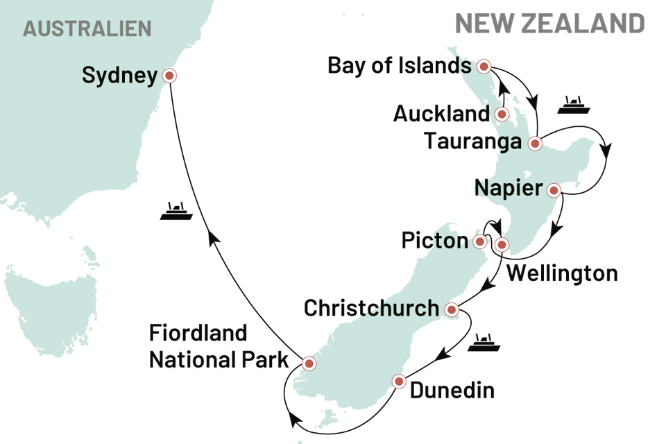 Krydstogt Newzealand Rundt Om New Zealand 17Dage 2025