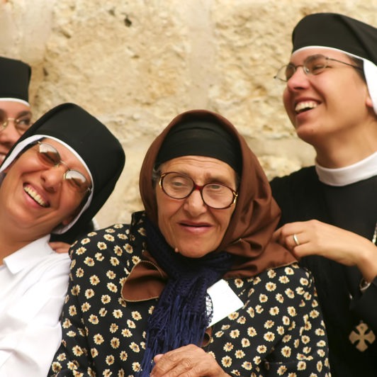 Pilgrimme i Jerusalem