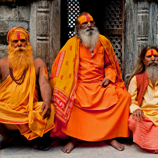 Nepal, hellige mænd