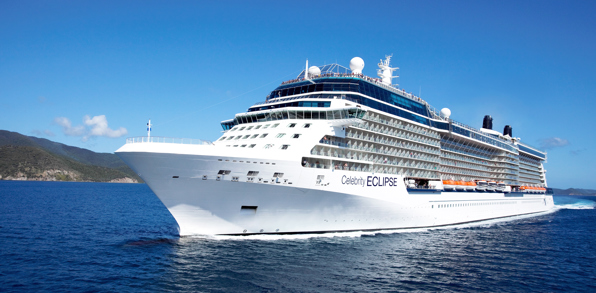 Vi går ombord på Celebrity Eclipse i Amsterdam og sætter kurs mod Irland.