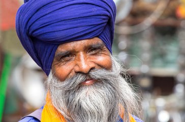 indien - sikh pilgrim