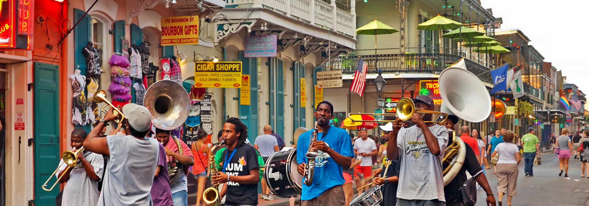 usa - new orleans bourbon station musik