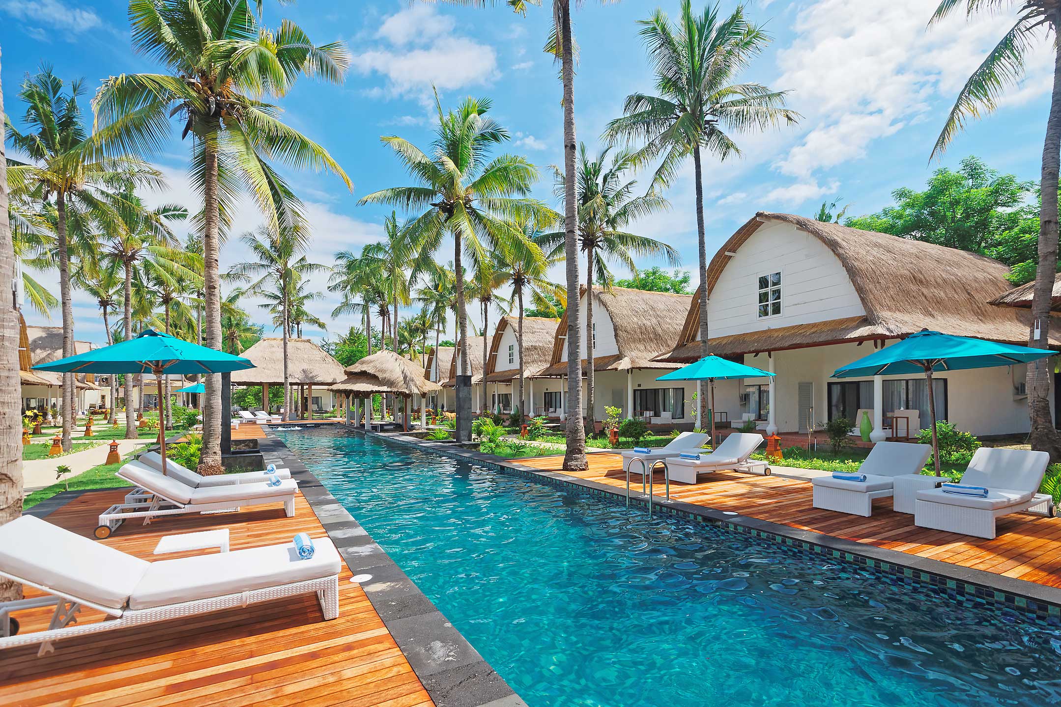 Jambuluwuk Oceano Resort Swimming Pool And Rooms