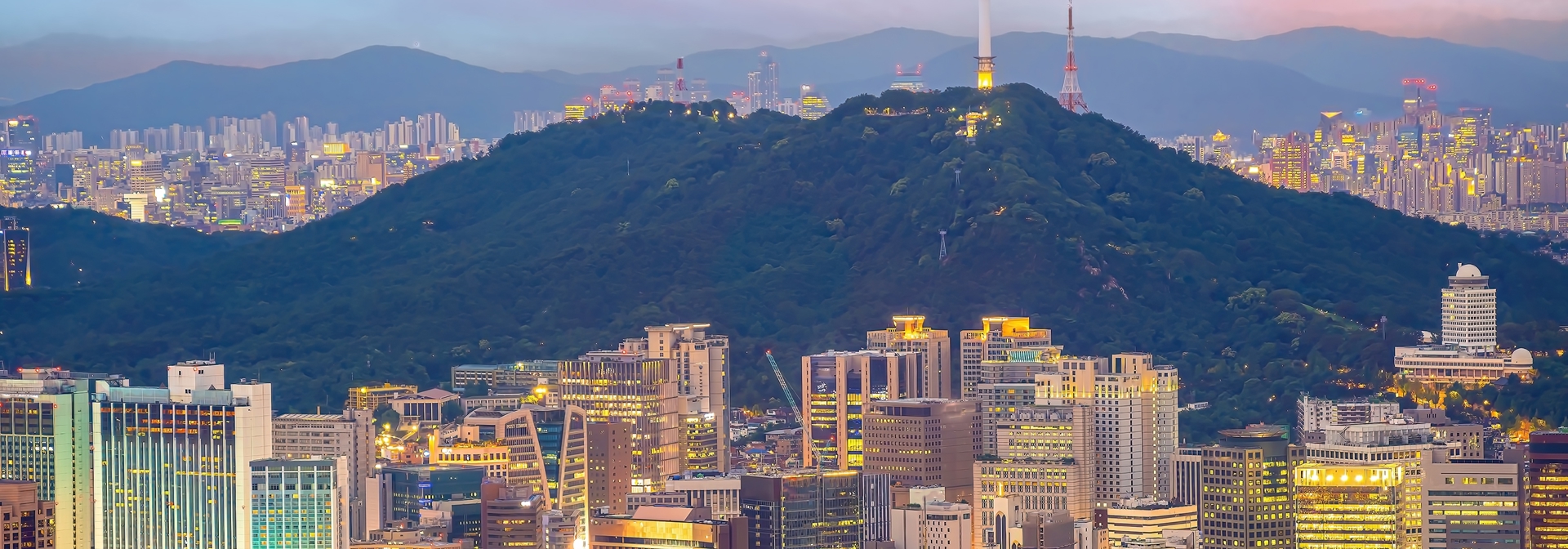 Downtown Seoul Skyline