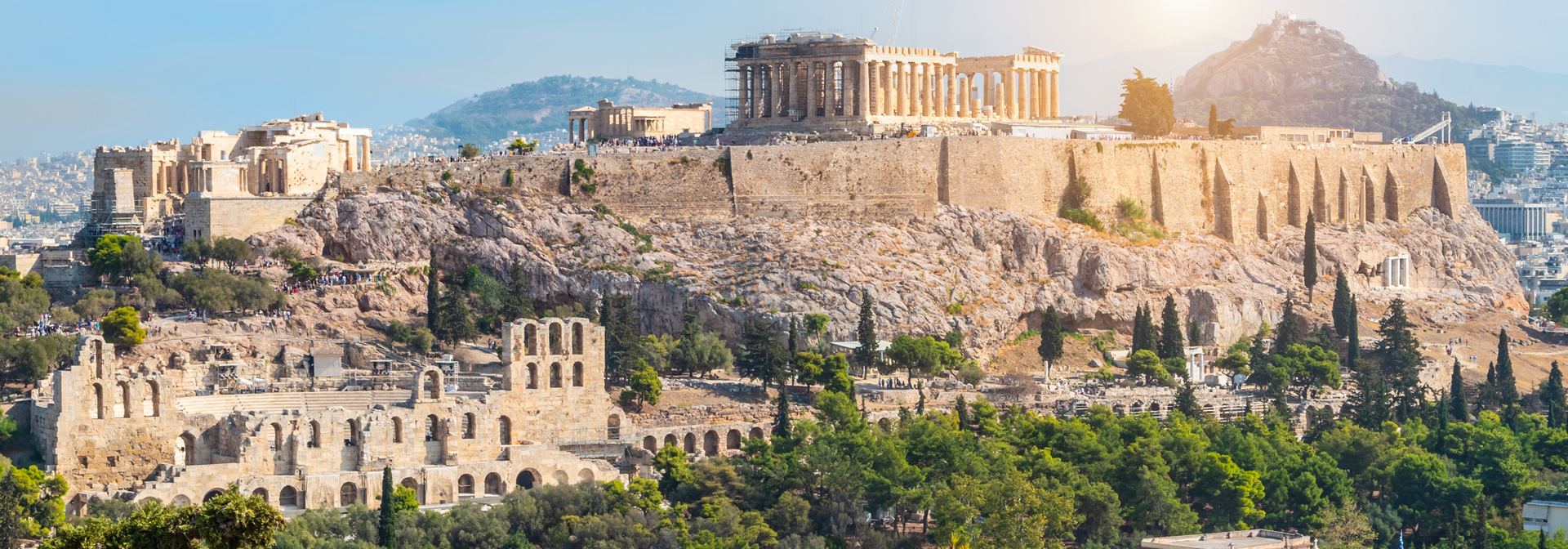 Greece Athens Acropolis Panorama